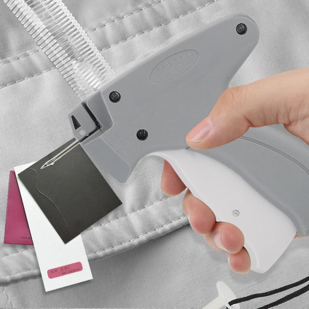 HOOMIN Tagging Tag Gun DIY Apparel Tagging Guns Labeller Machine Clothes Garment Price Label Gun Sewing Craft Tools