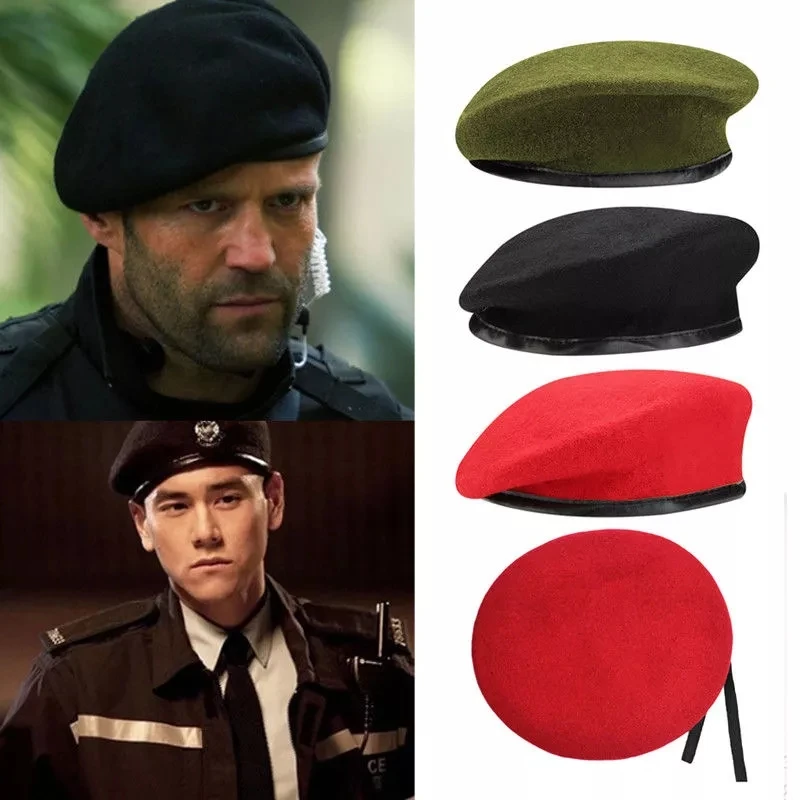 Winter Caps Wool Felt Beret Hats for Women Army Soldiers Camp Military Cap Mens Hats Gorras Hombre