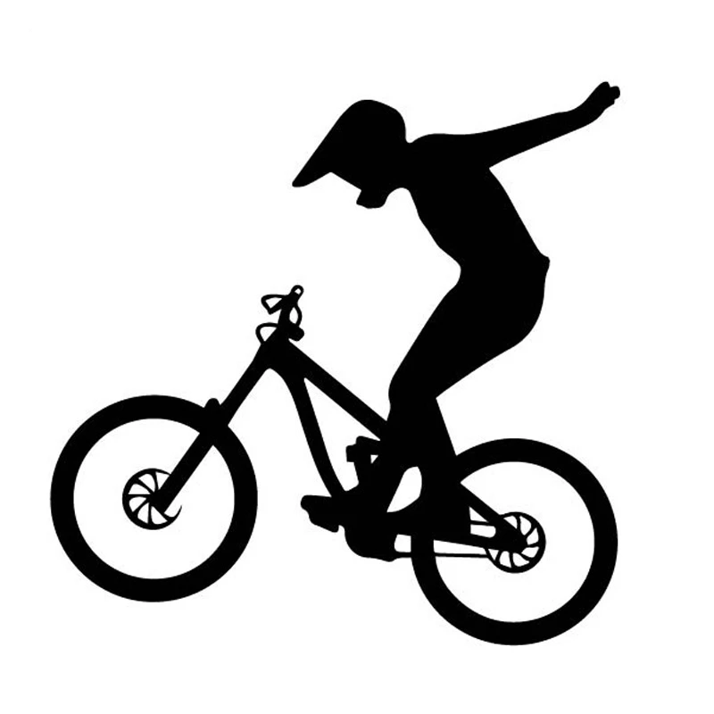 

Dawasaru for Original Bicycle Rider BMX Skills Extreme Maximal Sport KK Bicycle Decal Decor Mountain Bike Car Sticker,15CM*15CM