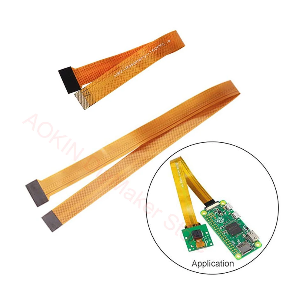 for Raspberry Pi Zero Camera FFC Cable Flex Cable 15Pin 16CM 30CM Ribbon Cable for Raspberry Pi 3/2/b/b+