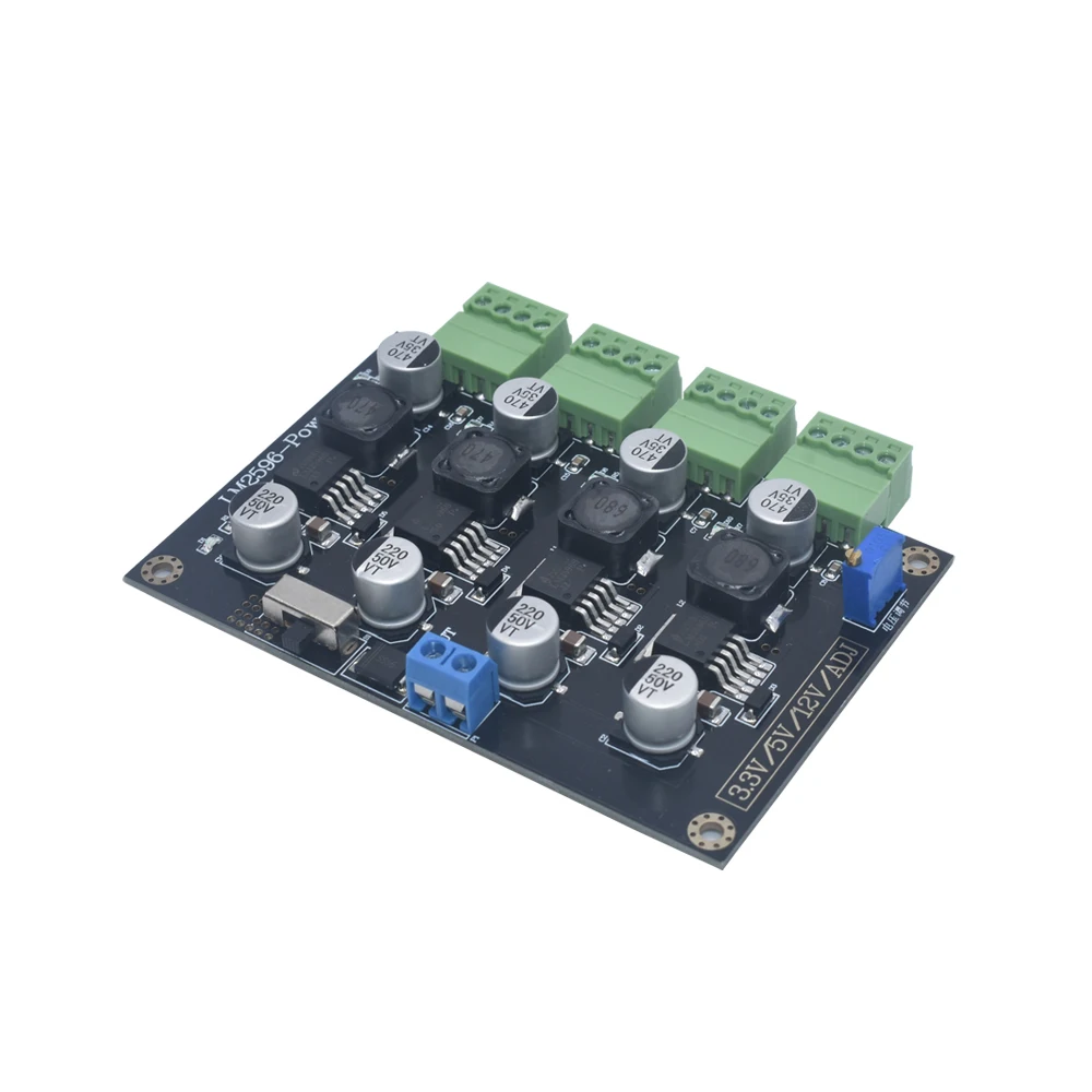 LM2596 Multi Channel Switching Power Supply 3.3V/5V/12V/ADJ Adjustable Voltage Output Power Supply Module