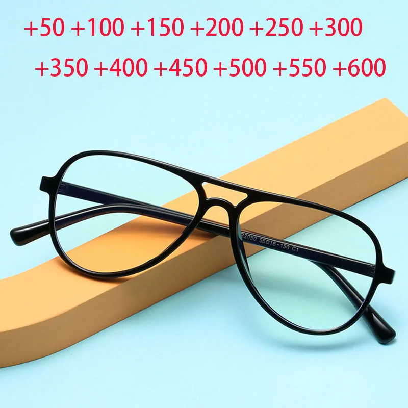 

New Pilot Sunglasses Intelligent Photochromic Reading Glasses Magnifier Women Men Presbyopic Hyperopia Glasses+0.25 +2.0 to +4.0