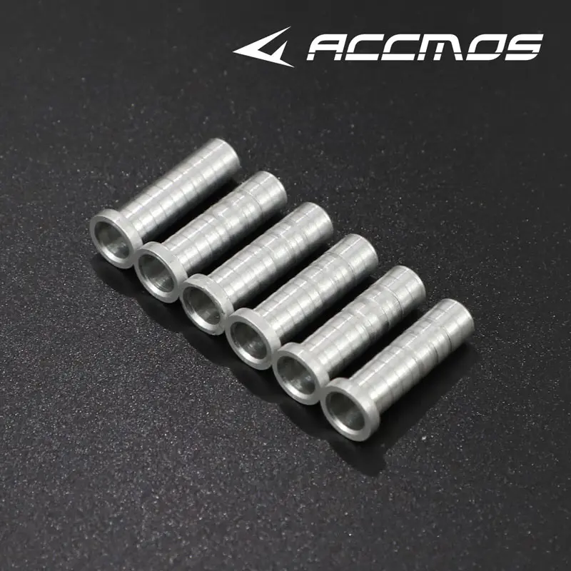 12pc/lot  Top Quality Aluminium Insert Fit  OD 8.8 mm ID 7.6 mm Carbon Arrows Shaft For Hunting