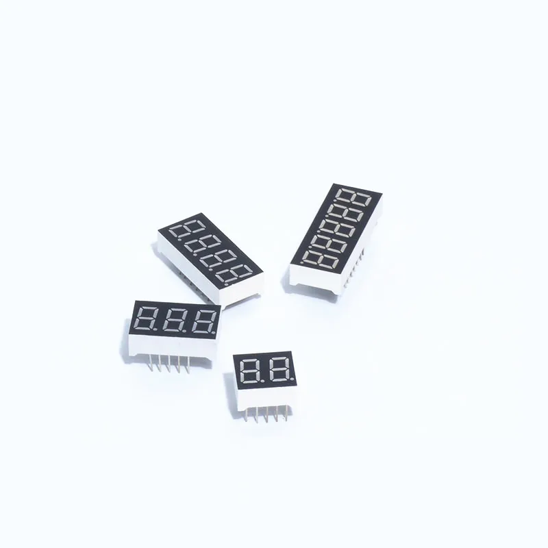 5Pcs Digitale Buis Gemeenschappelijke Anode Gemeenschappelijke Kathode Rood 1 2 3 4 Bit Digitale Buis 0.36 Inch Rode Led display 7 Segment
