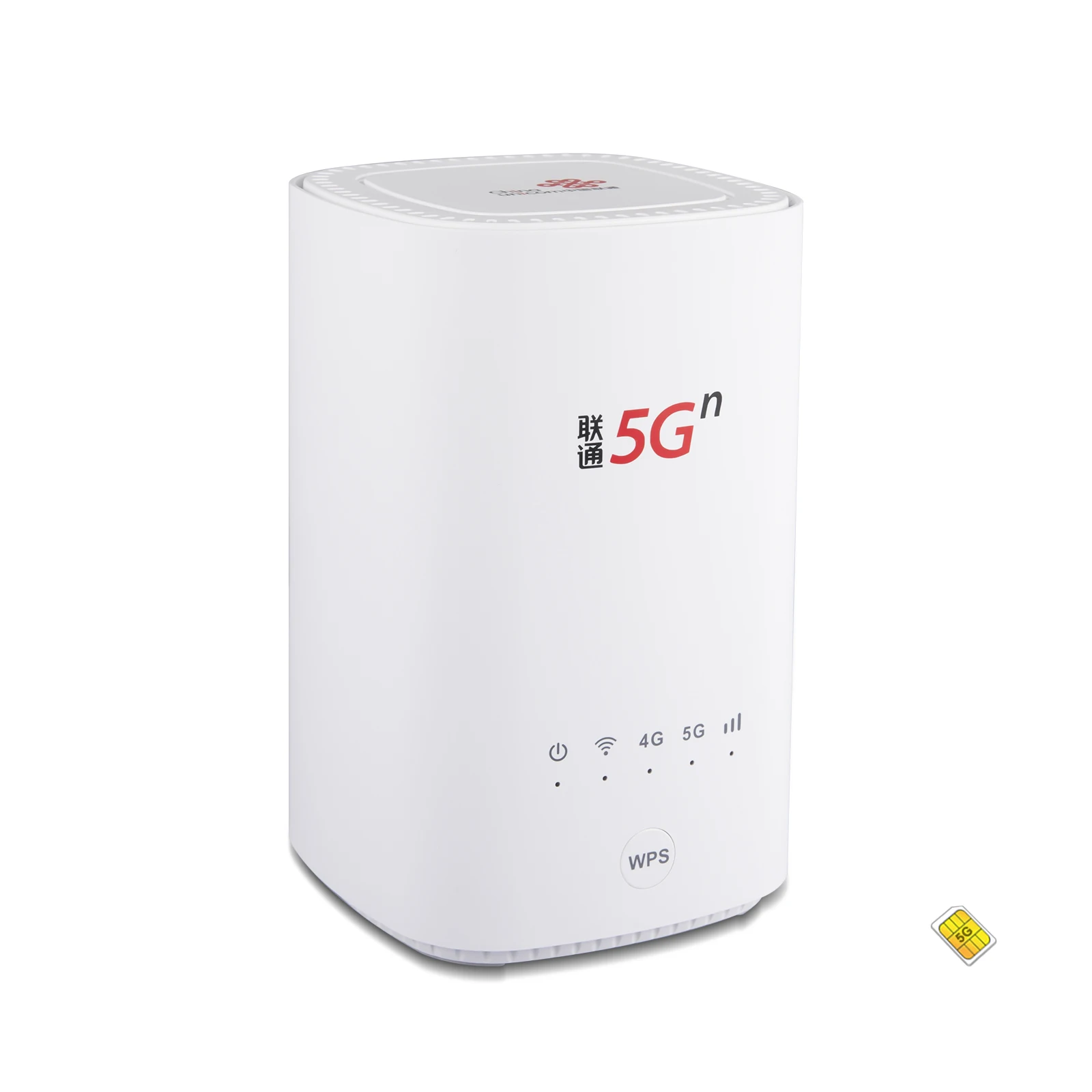 Cina Asli 5G CPE VN007 VN007 + 2.3Gbps CPE Nirkabel 5G NSA/SA NR N1/N3/N8/N20/N21/N77/N78/N79 4G LTE Band1/3/8 dengan kartu SIM