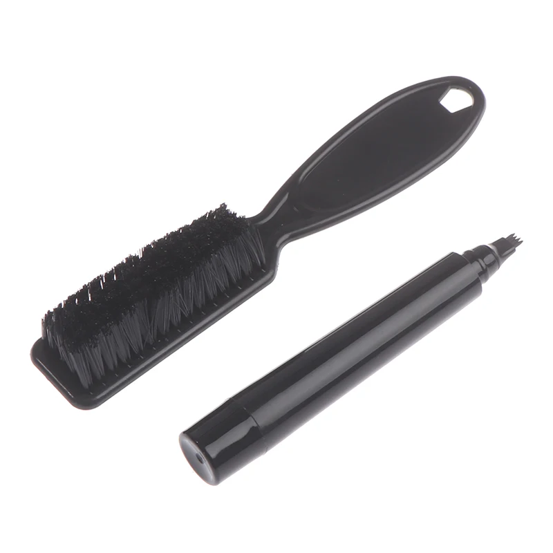 Stylo de remplissage de barbe pour hommes, crayon et brosse rehausseur de barbe, imperméable, outil de coloration et de mise en forme de la Moustache, vente en gros, 2021