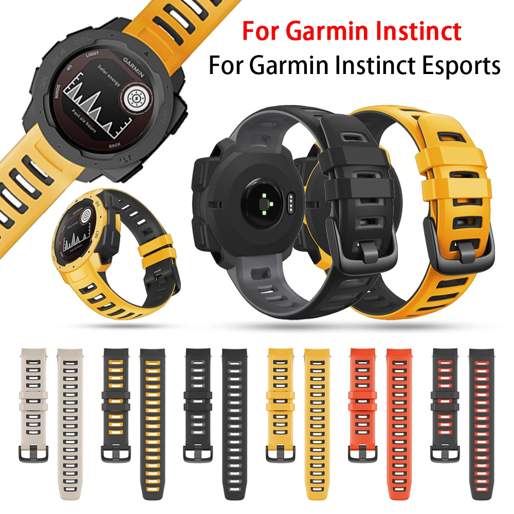 

Силиконовый ремешок для наручных часов Garmin Instinct, сменный ремешок для наручных часов Garmin Instinct