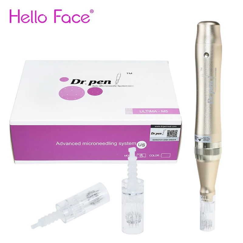 Dr. Pen M5 Wireless Derma Pen Professional Microneedle Pen Bayonet Needle Cartridges Wireless Derma Pen 0.25 mm needle length