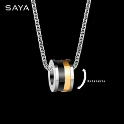 Men Pendant, Tungsten Necklace, Personality Waist Sweater Chain Hip Hop Clavicle Design,, Engraving