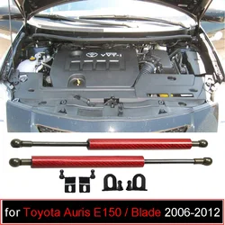 Amortiguador de capó delantero para Toyota Auris E150 / Toyota Blade 2006-2012, puntales de Gas modificados, soporte de elevación, amortiguador, varilla de pistón