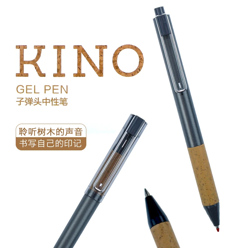 6/12PCS M & G KINO penna Gel 0.5mm penna firma forniture per ufficio nere penna Gel per studenti