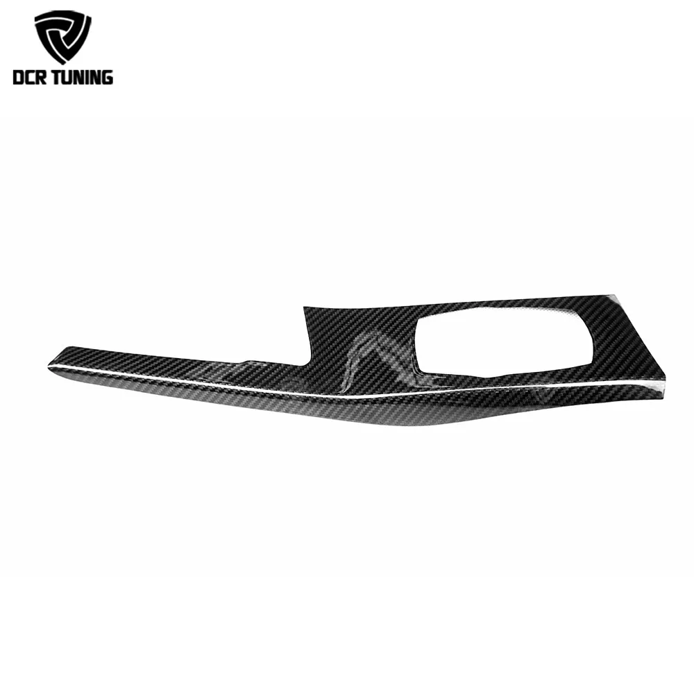 Voor BMW 5 Serie G30 G38 Koolstofvezel Interieur Trim Cover 9 stks/set Glanzend Zwart Carbon Trim 2017 + Alleen linksgestuurde