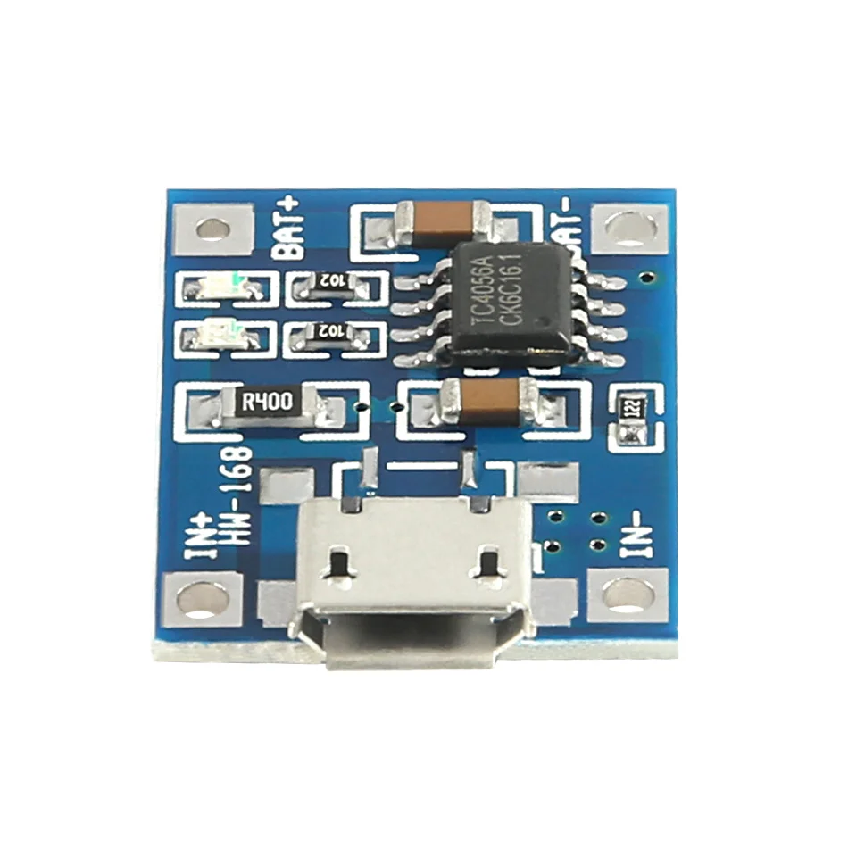 5 pz/lotto Micro USB 5V 1A 18650 TP4056 batteria al litio modulo caricabatterie scheda di ricarica con doppia protezione funzioni 1A Li-ion