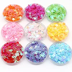 20g Round Flat Loose Sequins for Hand-Sewn Wedding Dresses Dresses Shoes and Hats DIY Accessories Decoration PVC Beads 3-6mm