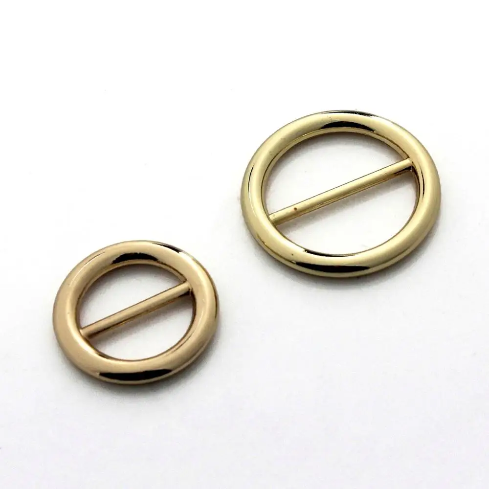 1pcs Zinc Alloy High quality Round Adustalbe Buckle for Wind Coat Bag Strap Leathercraft Bag Parts Accessories