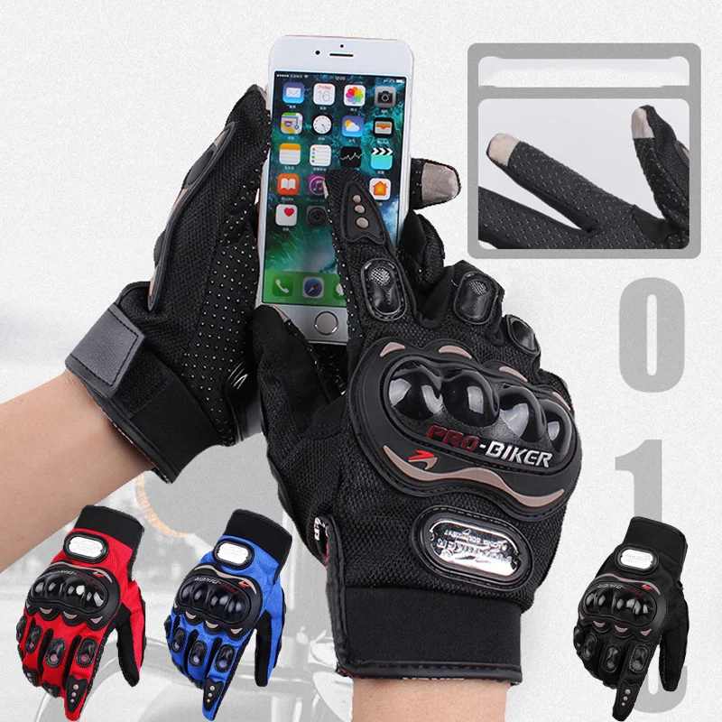 Luva esportiva para motocicleta, proteção para tela sensível ao toque, curta, para ktm, husqvarna, husaberg, harley davidson, yamaha