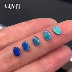 VANTJ Real Natural Opal Loose Gemstone Oval 4*6mm 1pc Origin in Australia DIY Jewelry Women Party Gift Best Quality