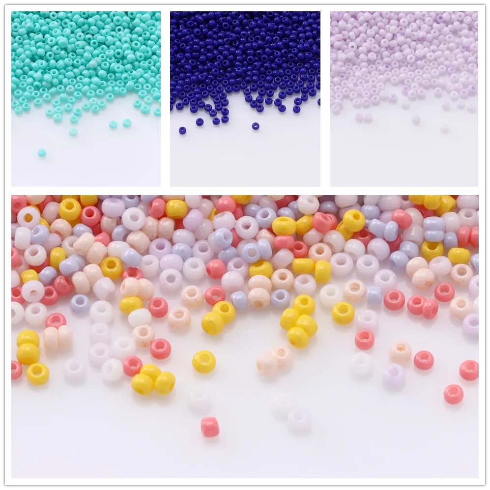 1.5mm Baking Paint Beads Mix Colors Colorful Silver Lined Czech Glass Seed Bead For Jewelry Making Kids Bracelets Accessories