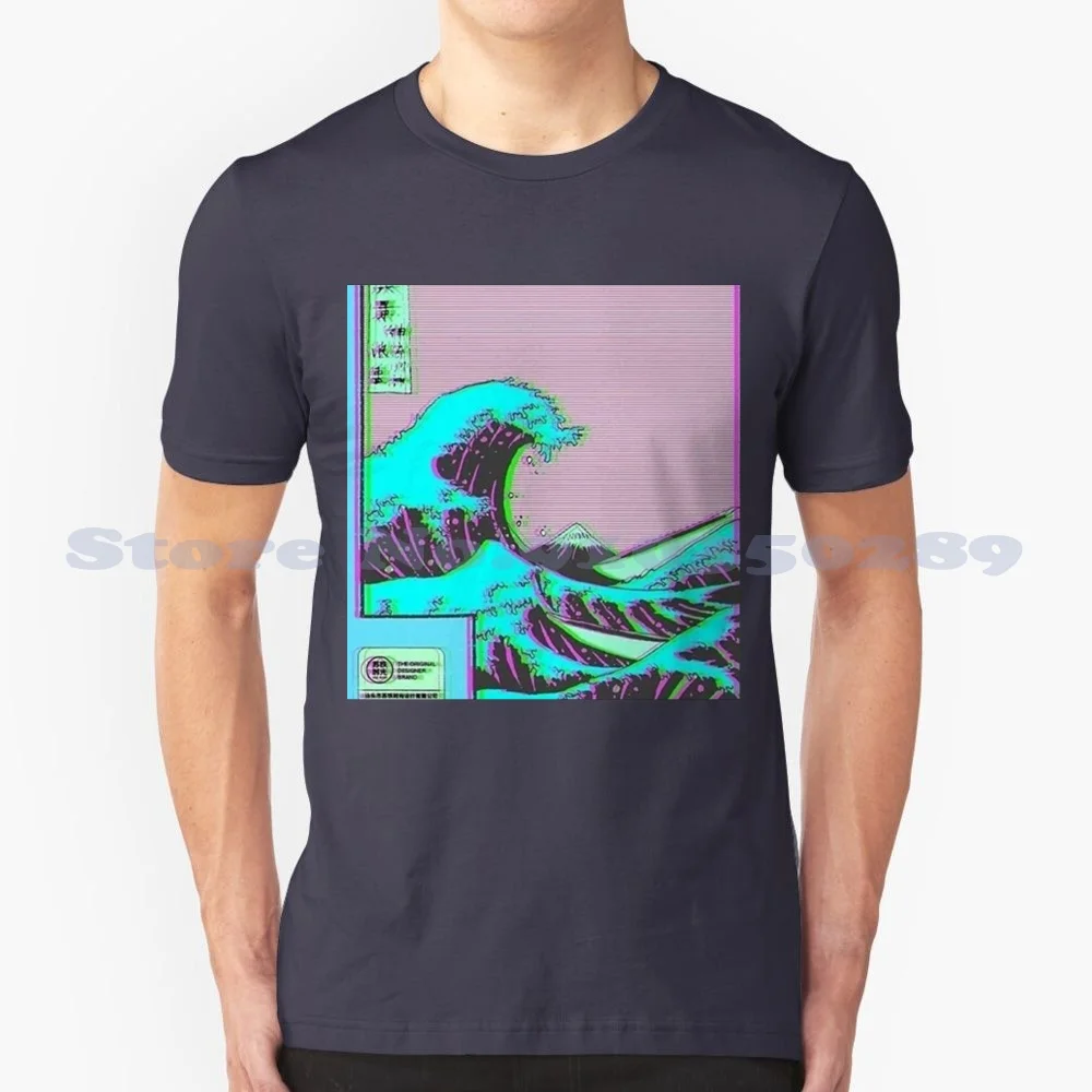 The Great Wave Off Kanagawa 100% Cotton T-Shirt Edit The Great Wave Off Kanagawa Nietr Japanese Japanese Art Wavey Aesthetic