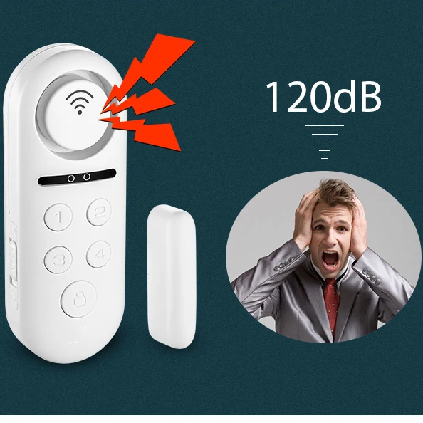 Tuya Wifi Deur Sensor Ingebouwde Buzzle Draadloze Magnetische Raam Detector Magneet Schakelaar Open Alarm Smart Leven App Alexa google