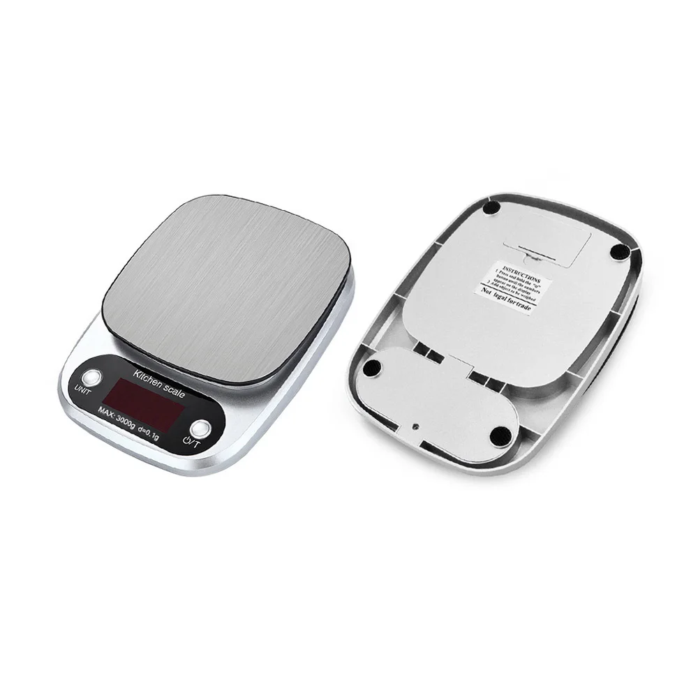 Minibáscula de precisión Digital para cocina, balanza de joyería, 3kg, 0,1g