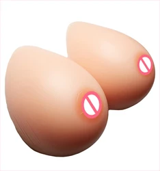 Realistic Shemale Silicone Fake Breast Enhancer Boobs Artificial Chest special protection sets meme For drag queen Crossdresser