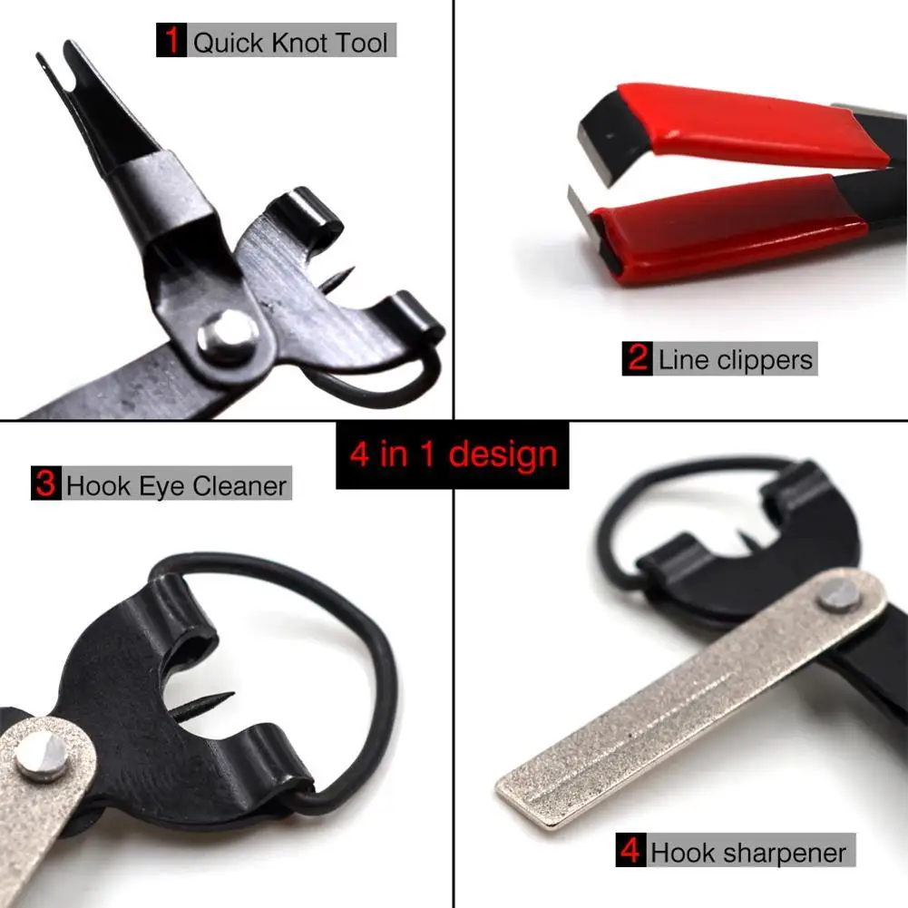 Fly Fishing Quick Knot Tool Fast Knotter Line Clipper with Retractable Key Chain