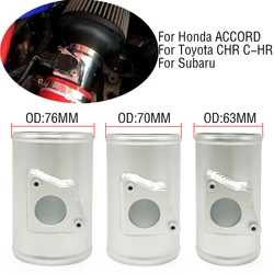 Car Cold Air Intake Pipe Air Flow Sensor Mount Fit For Honda Accord Toyota CHR Subaru MAF Performance Air Flow Meter 63/70/76mm