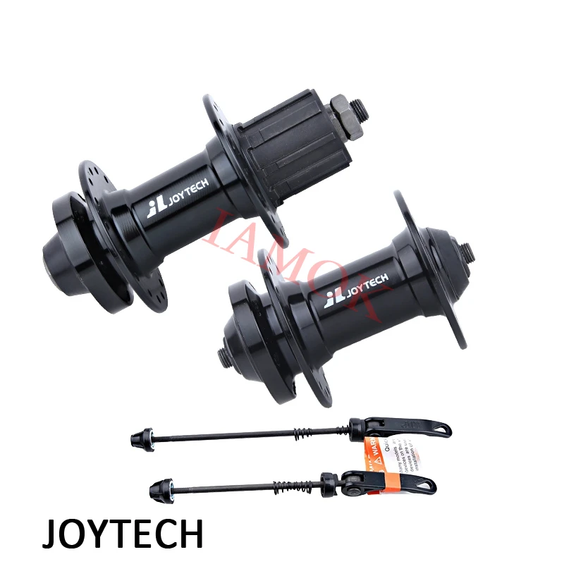 JOYTECH Mountain Bike Aluminium Alloy Hub 7/21 Speed Iamok Disc Brake 32 Holes Quick Release  Black Bicycle Parts