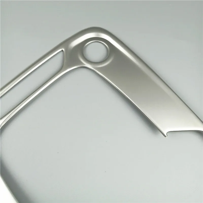 Car Styling Reading Lamp Decoration Frame Cover Stainless Steel Strips For Audi A4 B9 2017-2019 Interior Roof Light Decor Trim