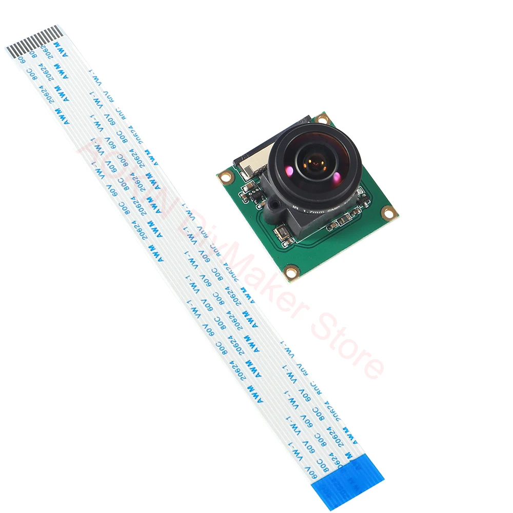Raspberry Pi Camera Module OV5647 5MP 175 Graden Groothoek Fisheye Lens Raspberry Pi 4/ 3 Model B Camera module