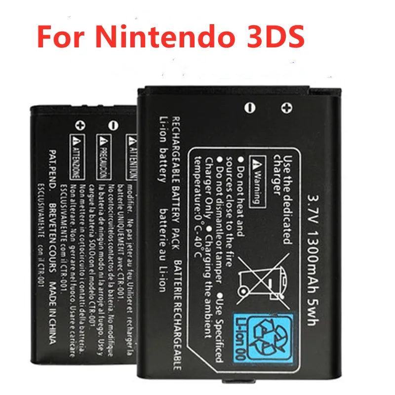 

2Pcs 1300mAh CTR-003 CTR 003 Battery for Nintendo 3DS Console