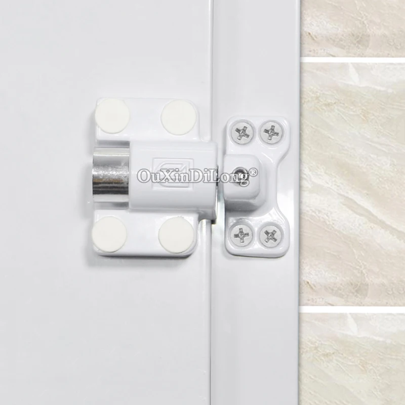 HOT 1PCS Zinc Alloy Flat Open Window Locks Aluminum Alloy Plastic Steel Window Hinged Window Locks Children Safety Protect Lock
