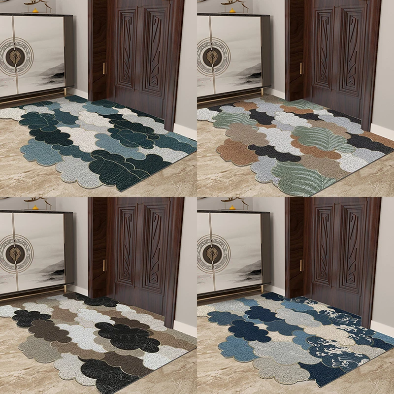 Simple Style Door Mt Carpet Kitchen Mat Bath Mat Indoor Outdoor Entrance Floor Mats Carpet Non-slip Cuttable PVC Home Door Mats