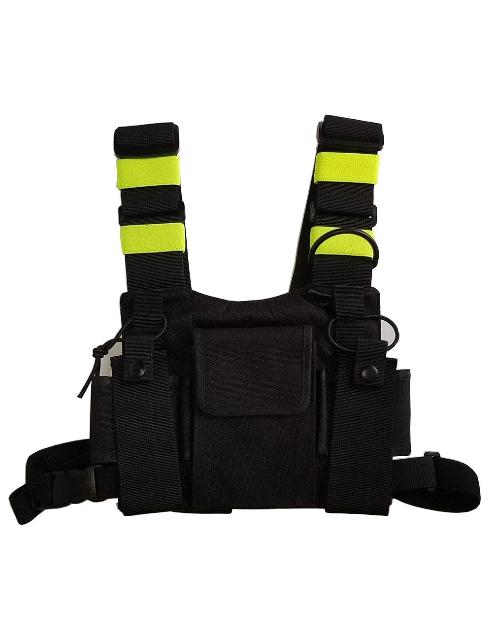 Universal Radio Chest Harness Bag With Fluorescence Band Card Package For Two Way Radio child motorcycle seat strap child motorcycle harness adjustable with two handles adjustable non slip strap universal motorcycle