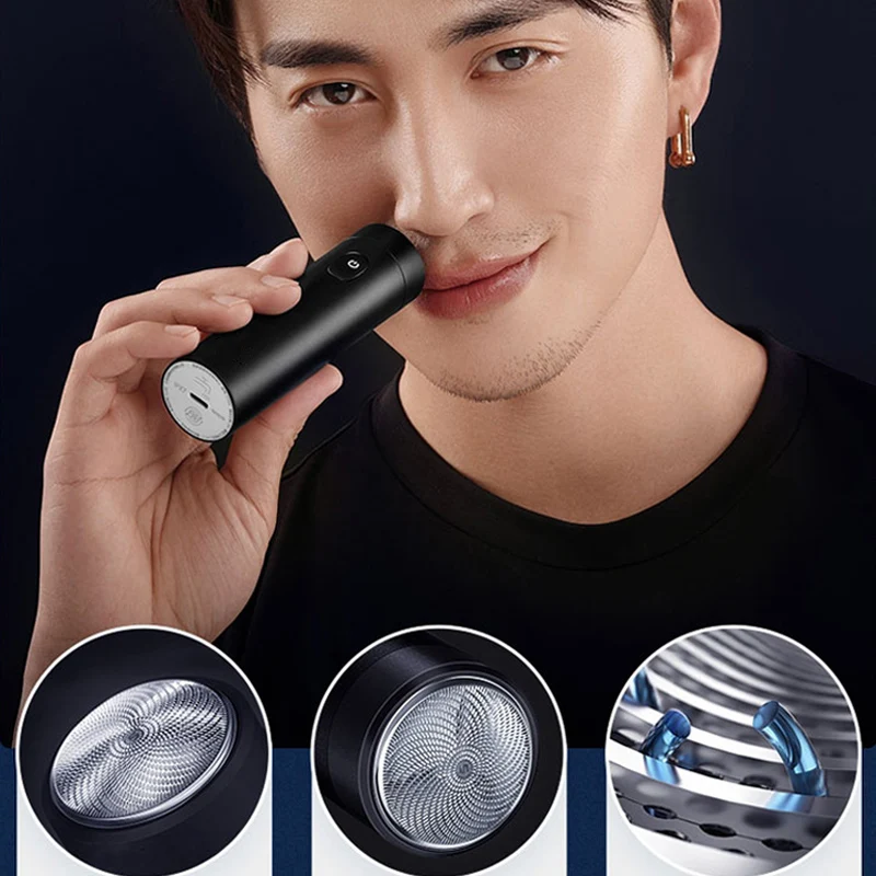 Best Electric Razor Full Body Washable Fast Charging Portable Durable Men Shaver Dropshipping Shaving Accessories Razors SMJ