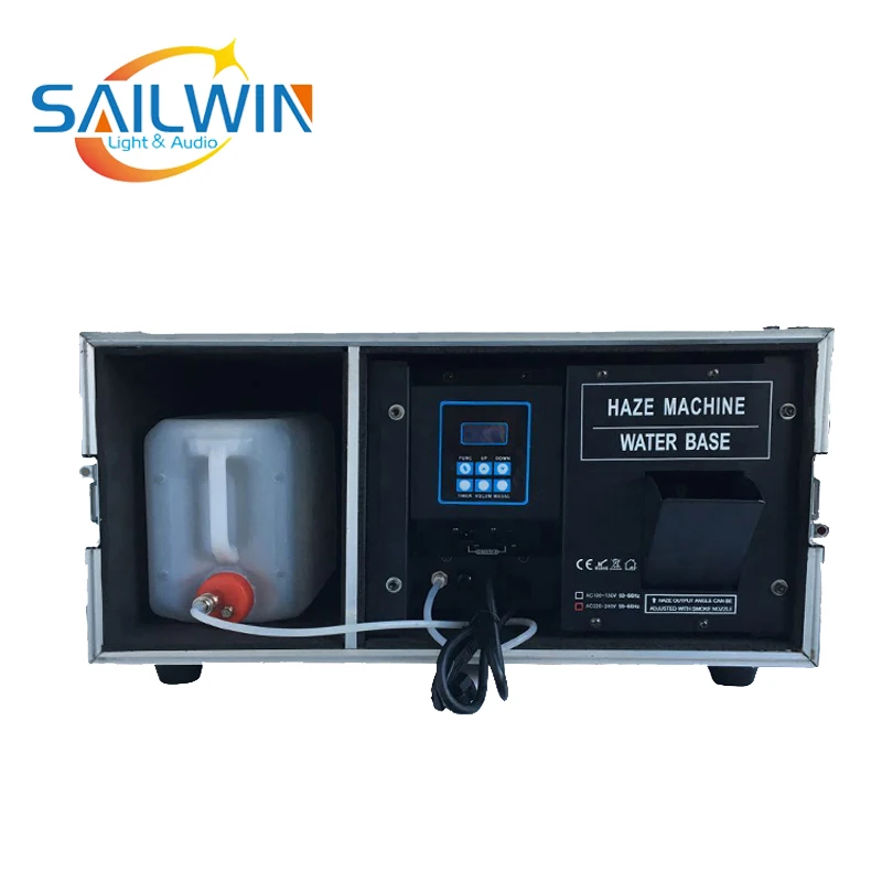 

High Quality DMX512 Water Based 1500W Haze Machine With Flight Case Stage Smoke Fog Machine For DJ Club