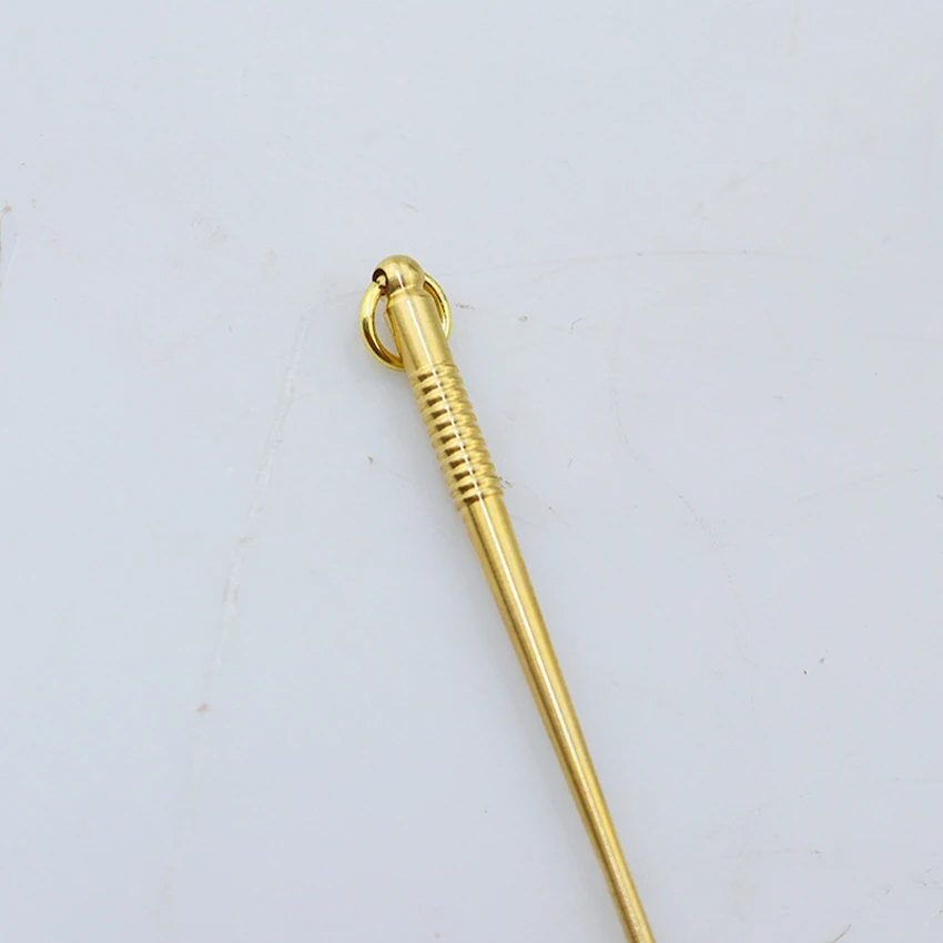 Đồng Tai Chọn Lấy Ráy Tai Loại Bỏ Tai Dụng Cụ Rửa Mặt Với Vòng Di Động Tai Curette Ráy Tai Tẩy Rửa Dụng Cụ vàng