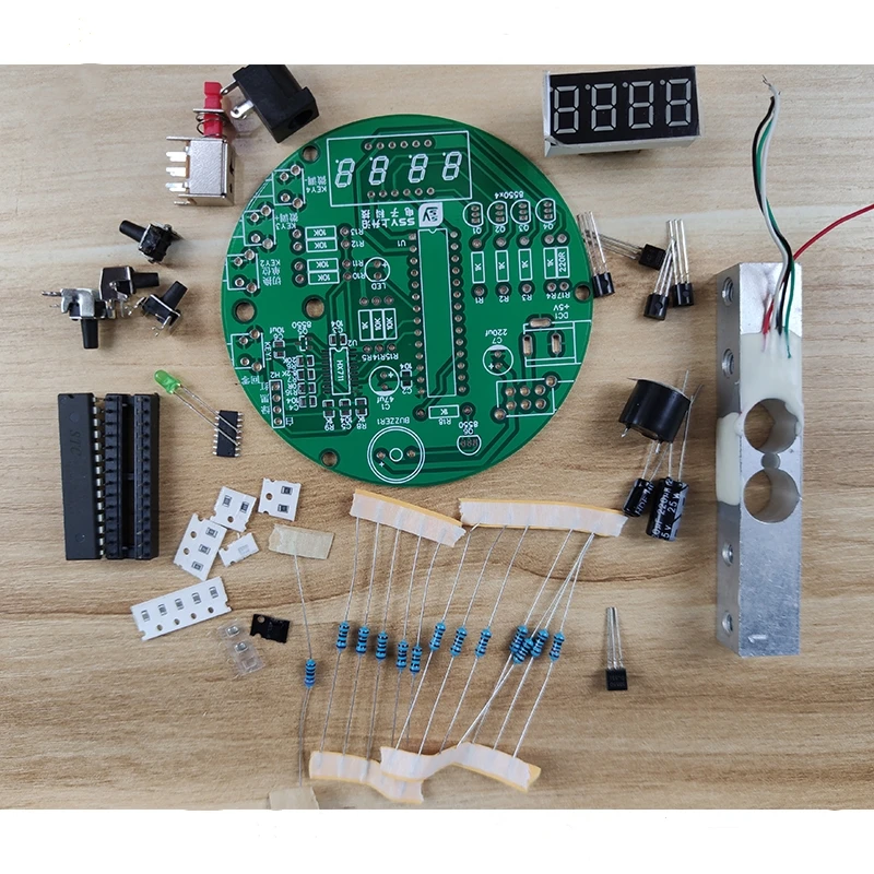 Based on 51 single chip microcomputer electronic scale diy kit self-made parts electronic component diy production kit