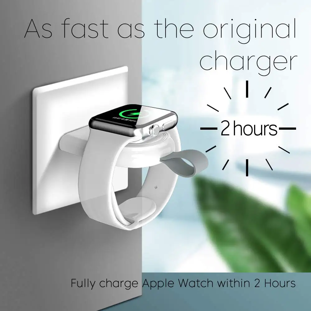 Portable Wireless Charger For apple watch series 5 4 3 2 1 44mm/40mm Charging Dock Station stand USB Charger IWatch 5 4 44 mm