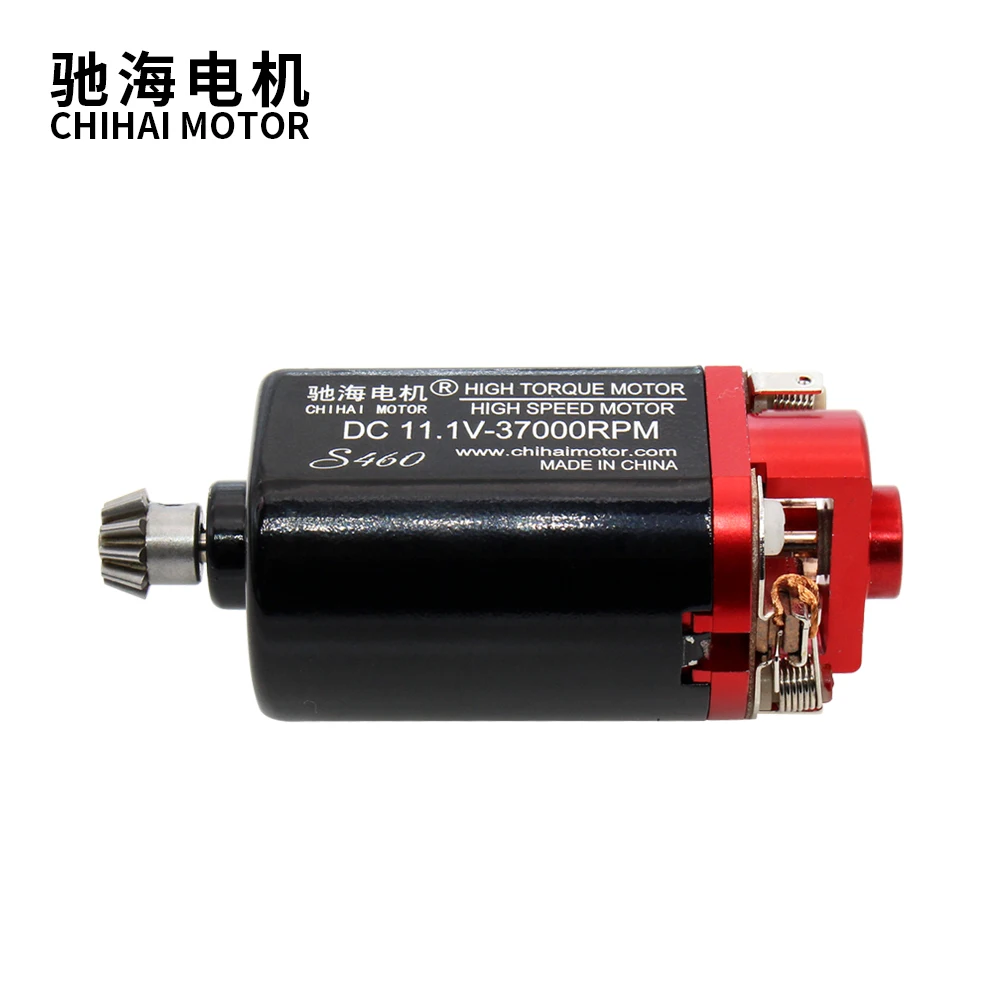 ChiHai Motor CHR-S460 16TPA Short Shaft High Speed High Torque CNC Dc Motor For M4AI Jinming8 SCAR v2 Water Bomb Toy Gun