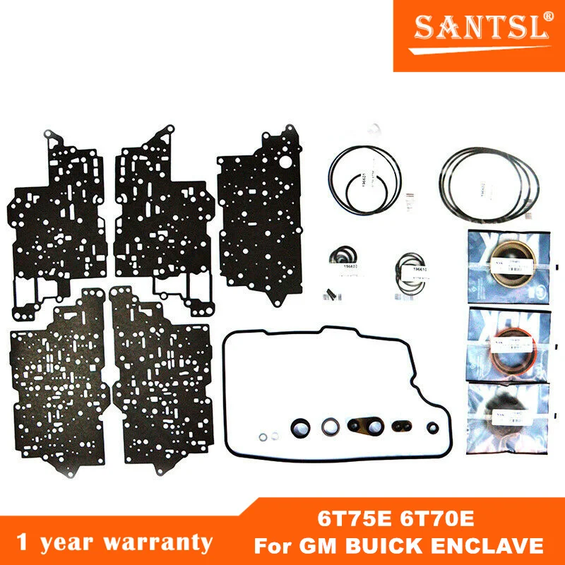 6T70E 6T75E Auto Transmission Overhaul Kit Gaskets Seals Fit For BUICK Enclave 3.0L 2007-UP Car Accessories Transnation