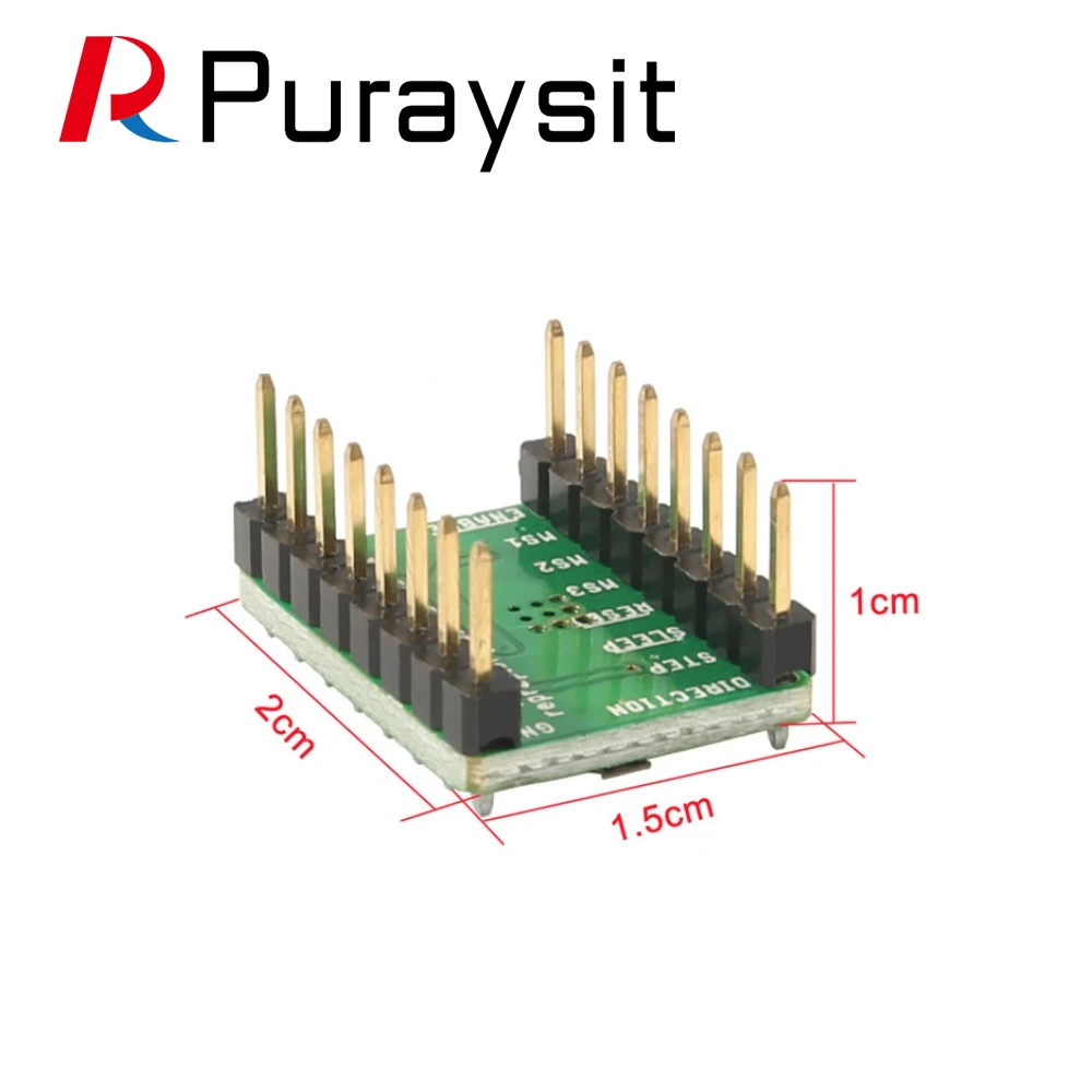 

10pcs 3D Printer Parts A4988 DRV8825 Stepper Motor Driver With Heat sink For BTT SKR 2 Octopus V1.1 GTR V1.0 RAMPS 1.4 MKS board