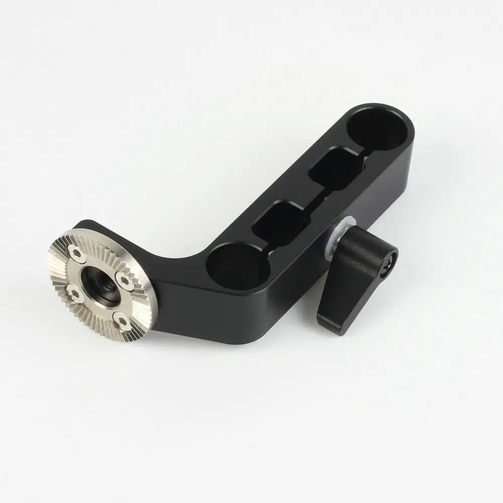 ARRI Type Rosette Extension Arm Mount 15mm Rod Clamp fr DSLR Mirrorless Camera Support RIG Rail System EVF