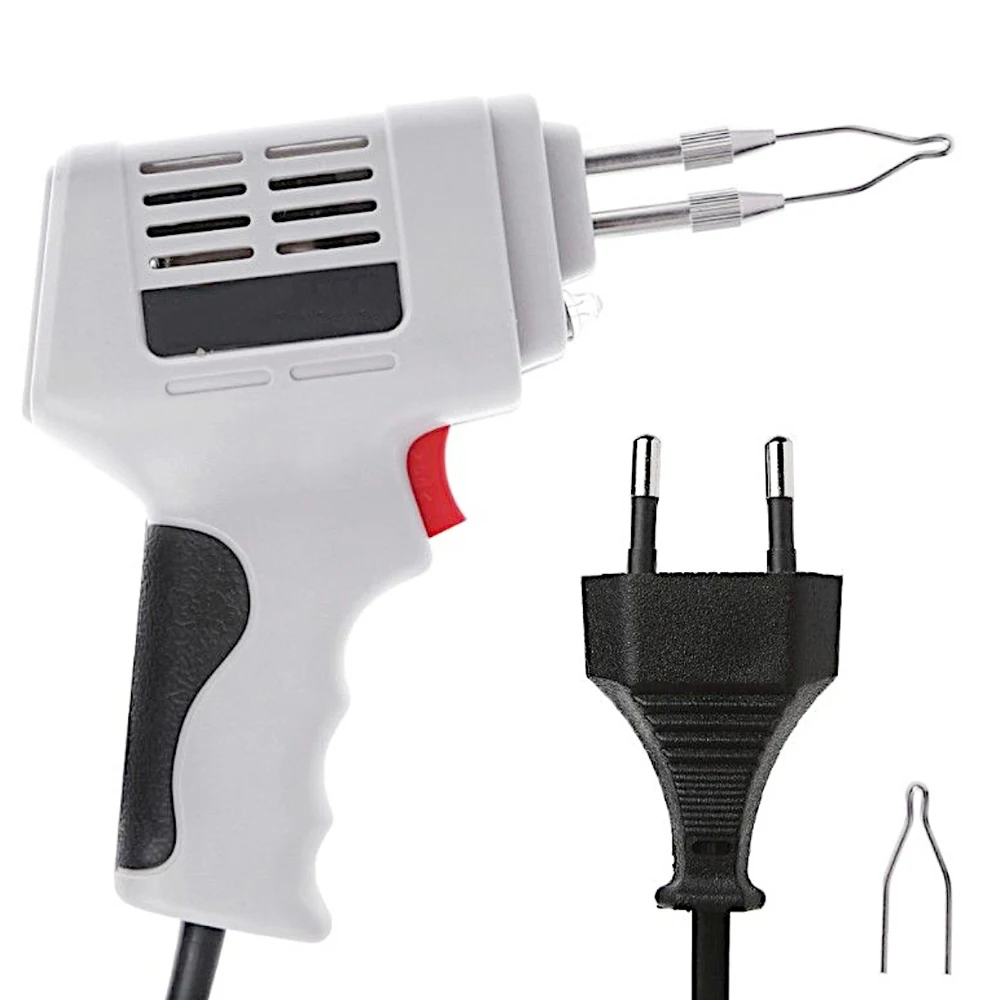ไฟฟ้า Soldering Iron Gun ปืนความร้อนมือเชื่อมโลหะเครื่องมือบัดกรีลวดเชื่อมซ่อมเครื่องมือ Kit EU 220V 100W ใหม่