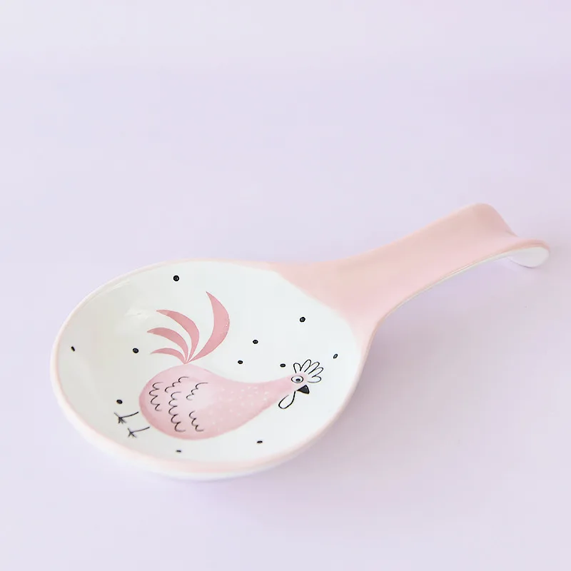 American tableware kitchen decoration ceramic spoon holder.