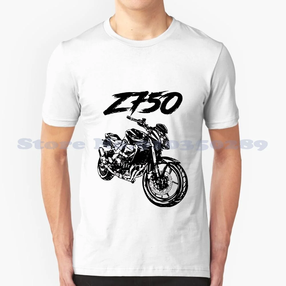 

Z750 грязный стиль 100% хлопчатобумажная футболка Z750 с энтузиастом Z750 для влюбленных Z750 тюнинг для влюбленных тюнинг ретро