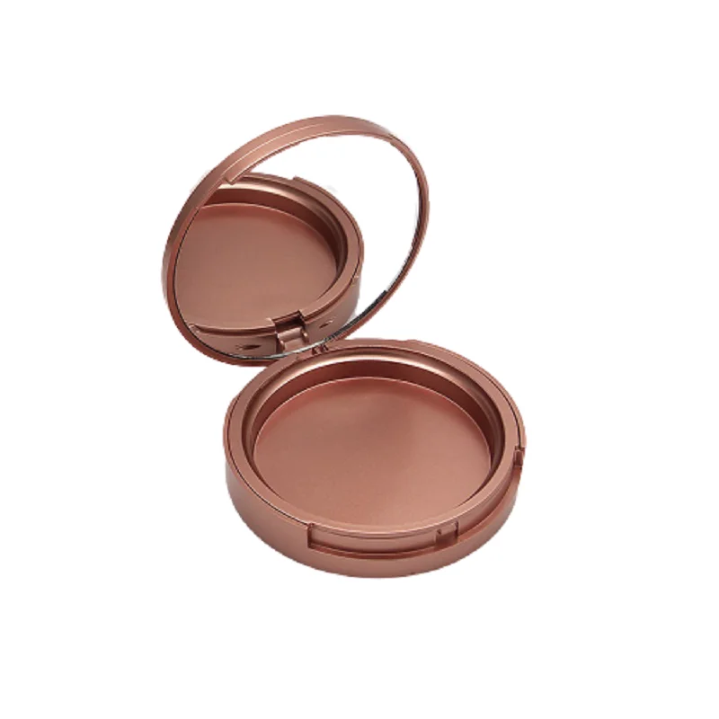 empty-compact-powder-container-single-dia59mm-matte-rose-gold-makeup-packaging-highlight-powder-blush-compact-with-mirror-20pcs