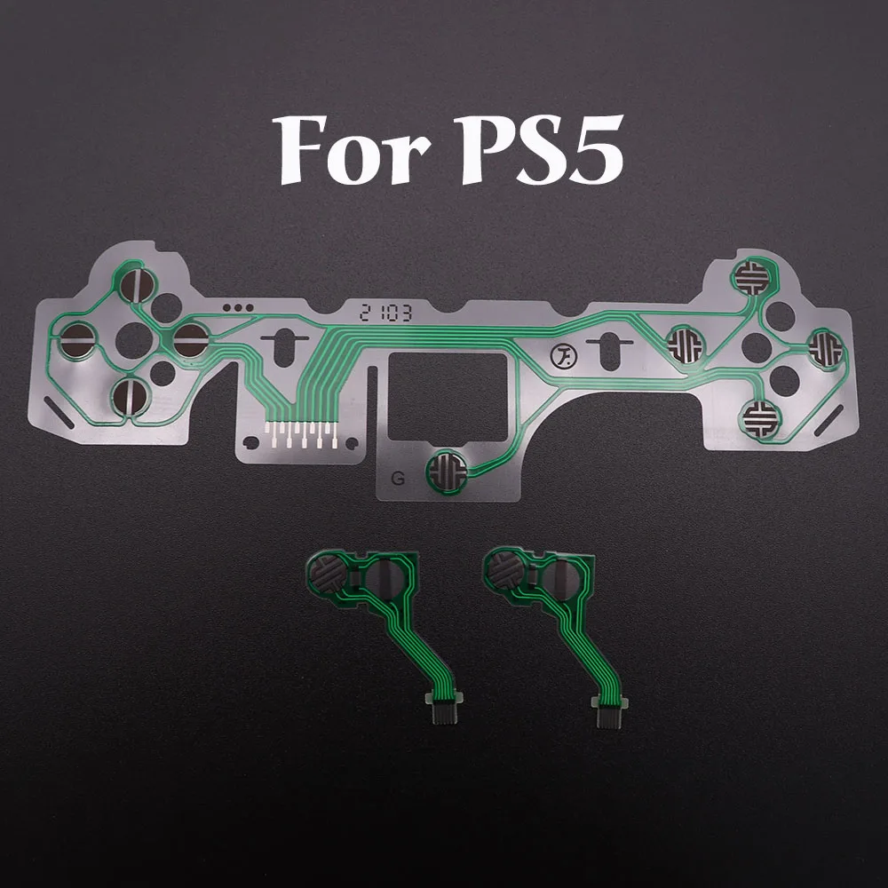 Kabel Flex Keypad Film Konduktif Kontroler Tipis untuk PlayStation 4 PS4 Pro untuk Dualshock 4 Papan Sirkuit Pita JDS 050