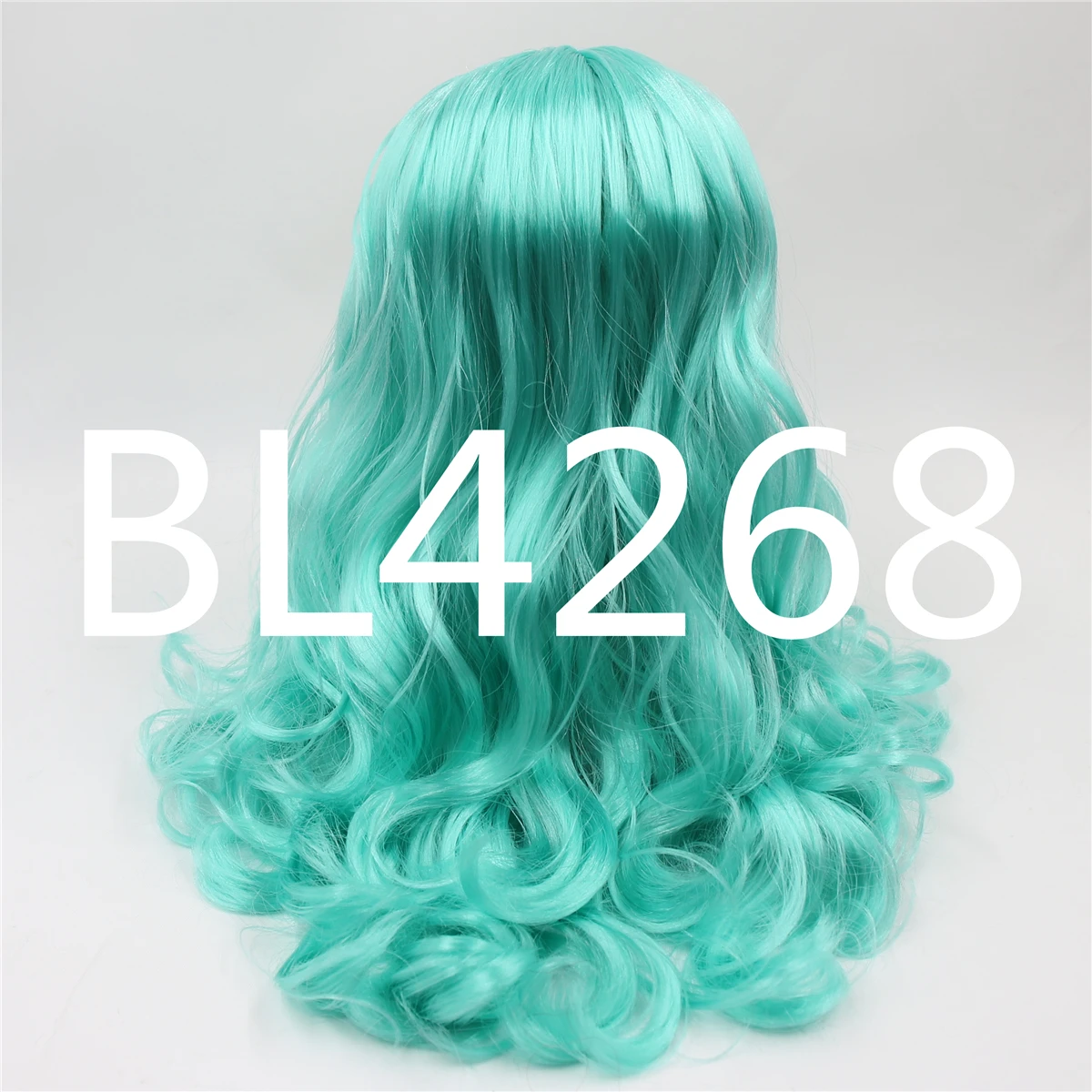 DBS factory blyth doll icy doll wig rbl scalp and dome white hair green hair purple hair for DIY custom